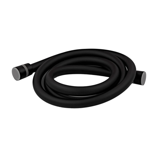 Шланг для душа Zerix Black.F03 150 см силиконовый (цвет черный) (ZX5566) купить в САНН Одесса, изображение 2