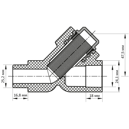 Фильтр грубой очистки 25 PPR Koer K0147.PRO (KP0186) купить в САНН Одесса