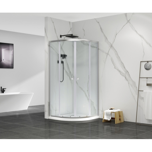 Душевая кабина без поддона MIXXUS PREMIUM DIVERSE SC01-90x90x195-TR CHROME прозрачное стекло 5мм (MI6859) купить в САНН Одесса