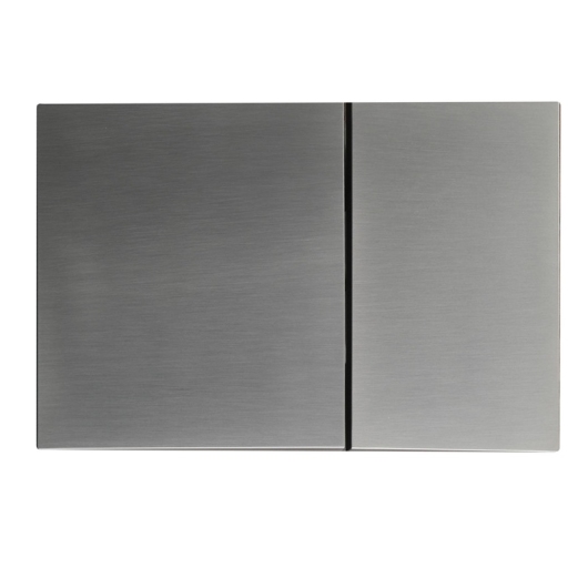 Панель смыва KOER KT-0610-07 240x160x32mm пластиковая, кнопка квадратная (цвет графит) (KR6138) купить в САНН Одесса, изображение 3