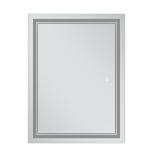 Зеркало MIXXUS PREMIUM QUADRO MR20-90x70-REVERSE с LED Touch, Anti-fog, димером, рег. яркости (MP6621) купить в САНН Одесса, изображение 2