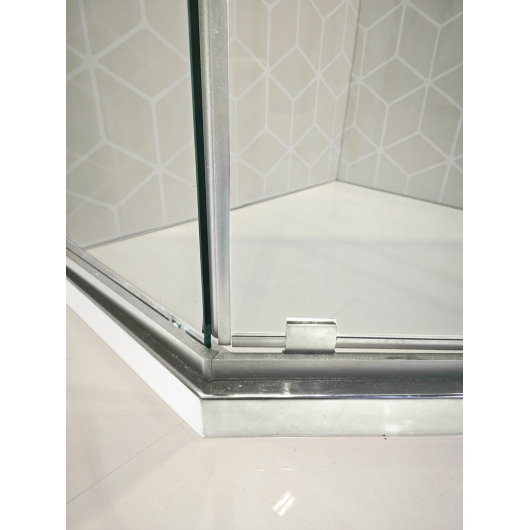 Душевая кабина без поддона KOER SR SC06-90x90x200-TR-01 прозрачное стекло EASY CLEAN 8мм хром (KR5364) купить в САНН Одесса, изображение 2
