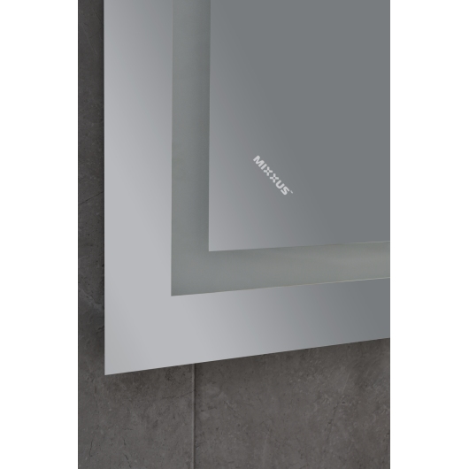Зеркало MIXXUS TALL MR08-80x60-REVERSE с LED Touch, Anti-fog, димером, рег. яркости (MI6659) купить в САНН Одесса