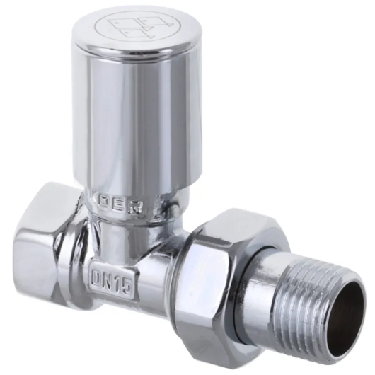 Кран для полотенцесушителя прямой Koer KR.532 - 1/2" (Продается по 1 шт.) (KR3074) купить в САНН Одесса, изображение 3