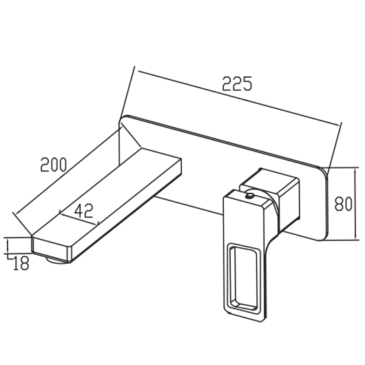 Смеситель для умывальника встроенный KOER KB-16009-01 (Цвет хром) (KR5979) купить в САНН Одесса, изображение 4
