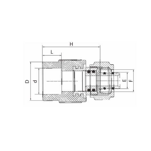 Муфта для коллектора Koer K0284.Pro - 20x16x2.0mm PPR с переходом на PEX (KP3159) купить в САНН Одесса