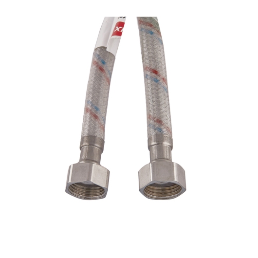 Гибкий шланг для подключения воды гайка 1/2'' - гайка 1/2'' (120 см) (силик. оболочка) Zerix (ZX3013) купить в САНН Одесса