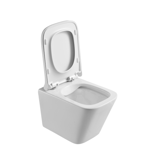 Унітаз підвісний Mixxus Premium Quadro-0301-R 490x340x360mm, система змиву Rimless (MP6452) купить в САНН Одесса, изображение 2