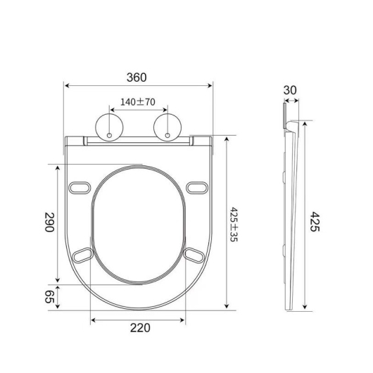Унитаз подвесной MIXXUS ELLIPSE-0310-T3 480x360x340mm система смыва TORNADO 3.0 (MI8426) купить в САНН Одесса, изображение 2