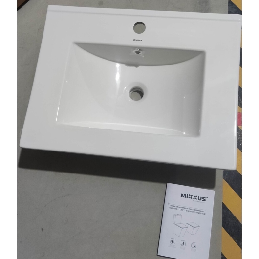 Раковина мебельная MIXXUS PREMIUM CUBIC-1501 610х460х170mm (отверстие под смеситель, перелив) (MP6495) купить в САНН Одесса, изображение 3