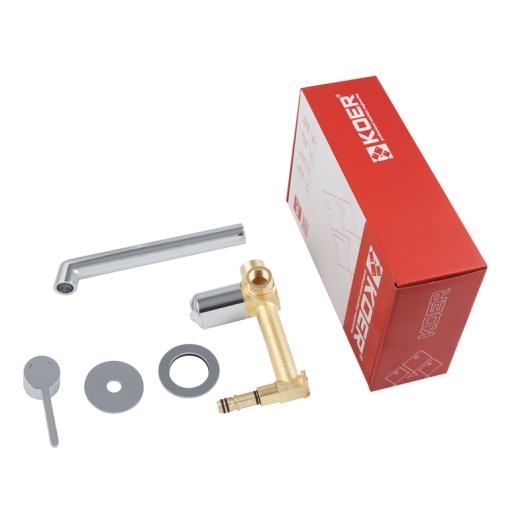 Смеситель для умывальника встроенный KOER KB-16029-01 (Цвет хром) (KR5480) купить в САНН Одесса, изображение 3
