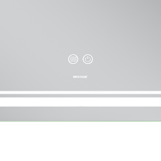 Зеркало MIXXUS PREMIUM QUADRO MR20-100x80 с LED Touch, Anti-fog, димером, рег. яркости, линзой (MP6623) купить в САНН Одесса, изображение 2