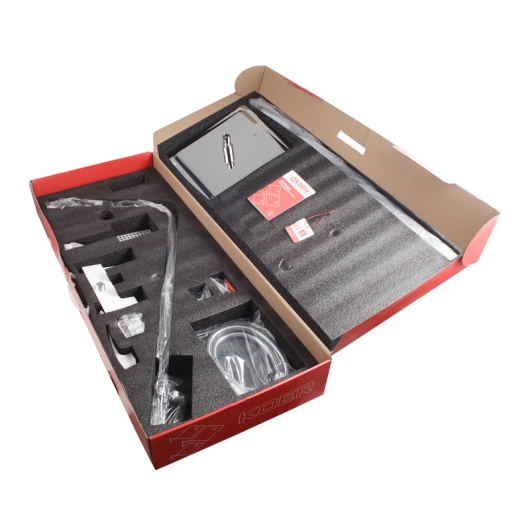 Душевая колонна со смесителем водопад KOER KB-58007-04, 3 функции (Цвет хром+белый) (KR5161) купить в САНН Одесса, изображение 3