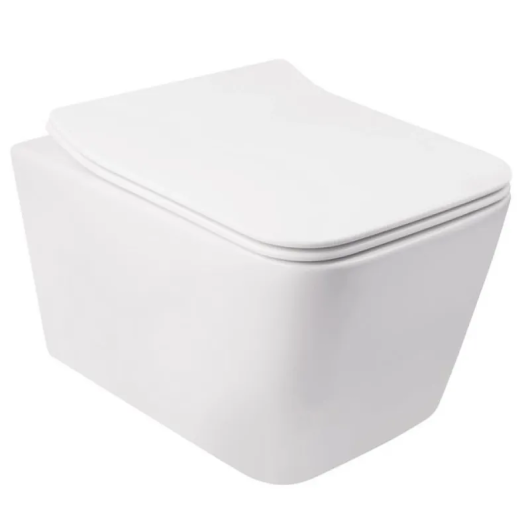 Унитаз подвесной MIXXUS QUADRO-0304-R 520х360х365mm система смыва RIMLESS (MI6707) купить в САНН Одесса, изображение 3