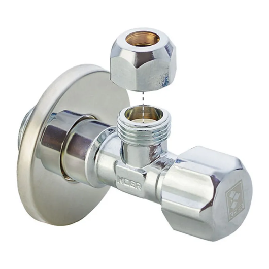 Кран вентильный Koer 1/2x3/8 с накидной гайкой (KR.510) (KR0147) купить в САНН Одесса, изображение 3