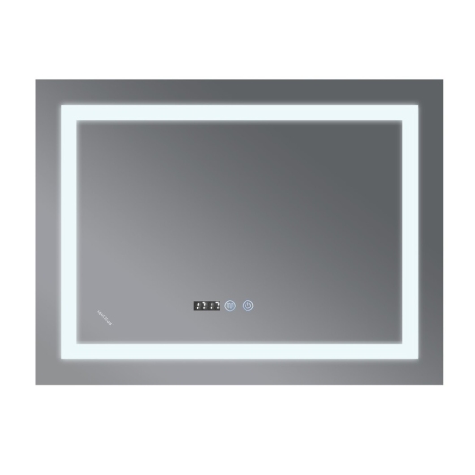 Зеркало MIXXUS WARM MR02-100x70 с LED Touch, Anti-fog, димером, рег. яркости, часами (MI6002) купить в САНН Одесса, изображение 2