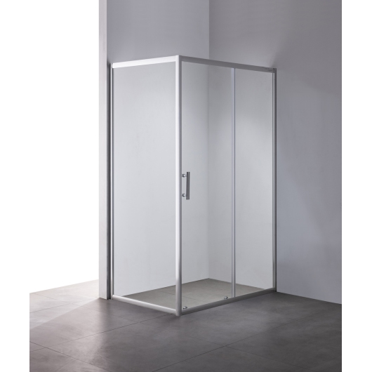 Душевая кабина без поддона MIXXUS HARD SC01-120x80x185-TR CHROME прозрачное стекло 5мм (MI6912) купить в САНН Одесса
