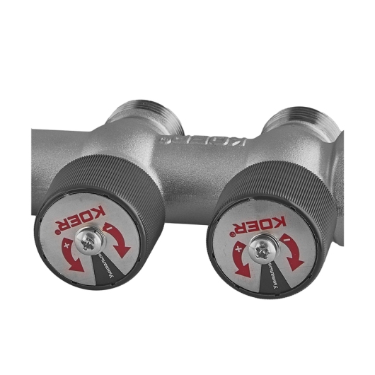 Коллектор вентильный без фитинга 3/4"x3/4"x3/4"x4 WAYS (KOER KR.1128-4) (KR5873) купить в САНН Одесса