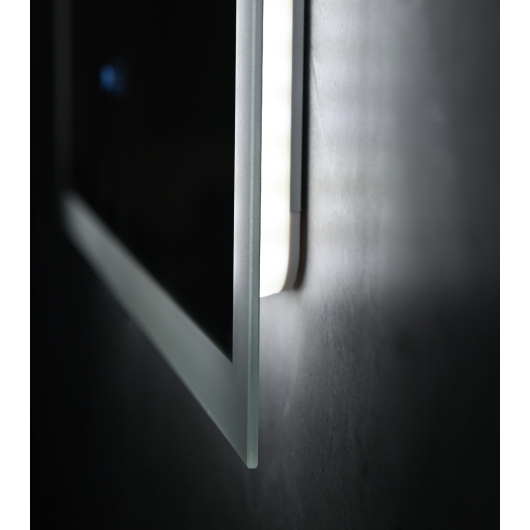 Зеркало MIXXUS FLAT MR04-100x80 с LED Touch, Anti-fog, димером, рег. яркости, часами (MI6927) купить в САНН Одесса, изображение 4