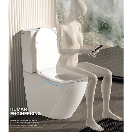 Чаша унитаза-компакта без сиденья KOER TT-0201-T3 BOWL 430x390x675 система смыва TORNADO 3.0 (MI8364) купить в САНН Одесса, изображение 3