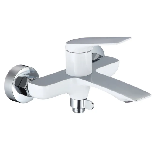 Змішувач для ванни Mixxus Premium DERBY 009 (EURO) WHITE-CHROME (MI6615) купить в САНН Одесса