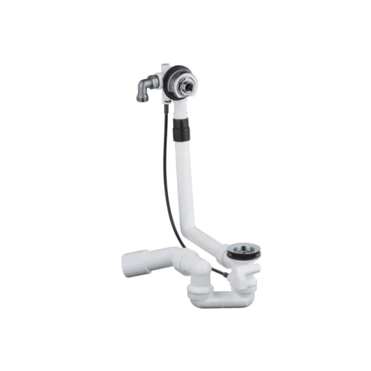 Сифон для ванны без комплекта верхней монтажной части Grohe Talentofill ПОЛУАВТОМАТИЧЕСКИЙ с переливом, без ревизии (Цвет хром) 1 1/2'' (28990000) купить в САНН Одесса, изображение 2