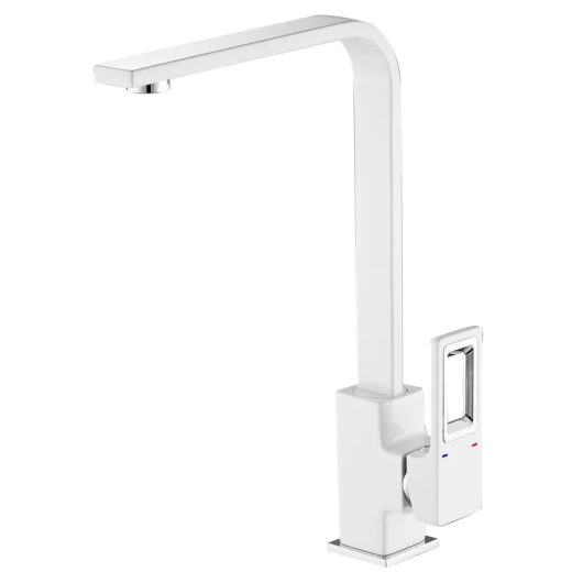 Смеситель для кухни MIXXUS PREMIUM DANTE 017 WHITE-CHROME (Цвет белый/матовый хром) (MI6796) купить в САНН Одесса, изображение 2