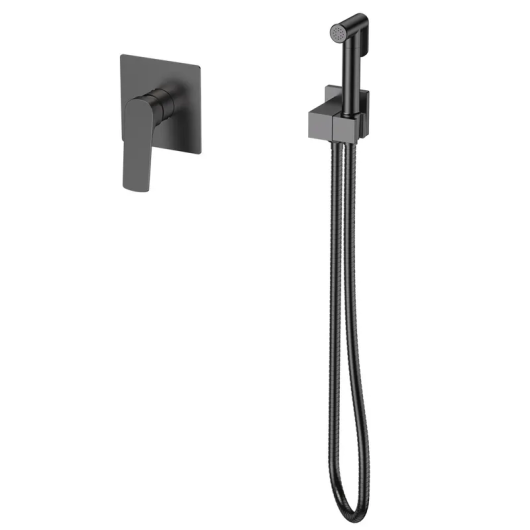 Смеситель для гигиенического душа MIXXUS PREMIUM MONE 002 INNER GRAPHITE (встроенный) (Цвет графит) (MI6784) купить в САНН Одесса, изображение 2
