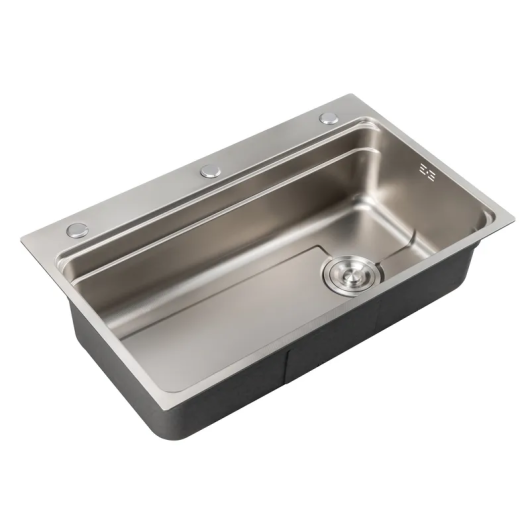 Мойка из нерж. стали MIXXUS MS6846-SET-01 MICRO DECOR SS COLOR (3.0/0.8) комплект (цвет нержавейка) (MI8389) купить в САНН Одесса, изображение 4