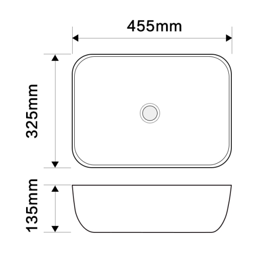 Раковина накладная MIXXUS PREMIUM DIVERSE-0114 MARBLE 455х325х135mm (MP6545) купить в САНН Одесса, изображение 4