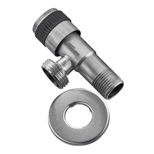 Кран для подключения сантехприборов MIXXUS VAL-05-1/2x3/4 из нерж. стали SUS304 (Цвет нерж) (MI6027) купить в САНН Одесса