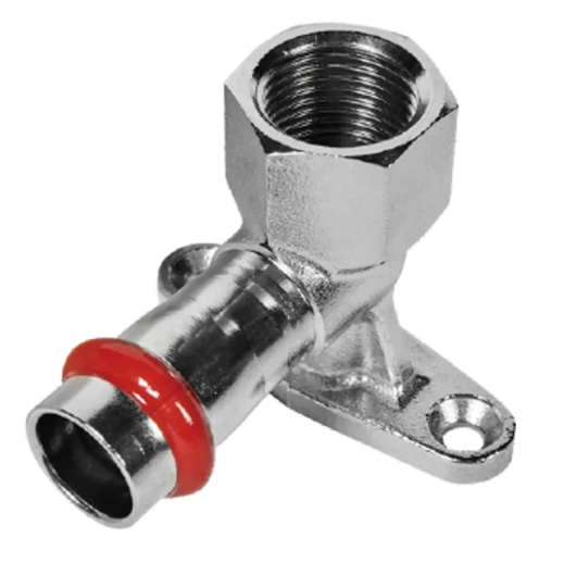 Колено настенное 90° ВР KOER KQ.V1806F PRESS-INOX AISI 304 18x1/2" (KR6422) купить в САНН Одесса, изображение 2