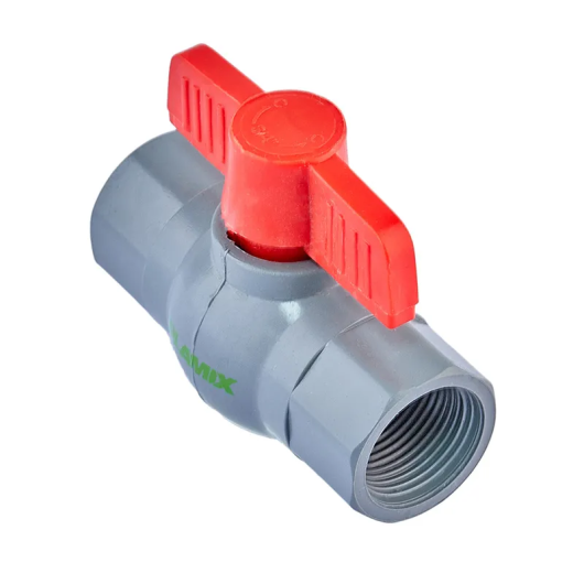 Кран шаровой Plamix PVF-3/4" FF PVC (PM0626) купить в САНН Одесса