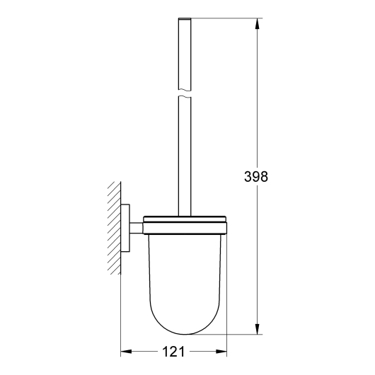 Ершик для унитаза Grohe Essentials New (40374001) купить в САНН Одесса, изображение 2