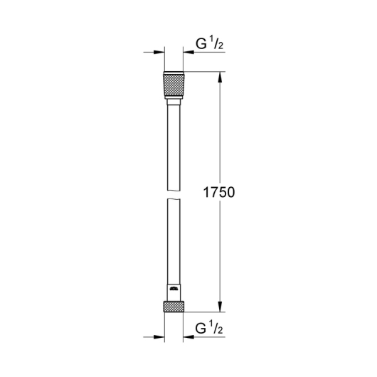 Душевой шланг Grohe Silverflex TwistStop 1750мм (28388001) купить в САНН Одесса