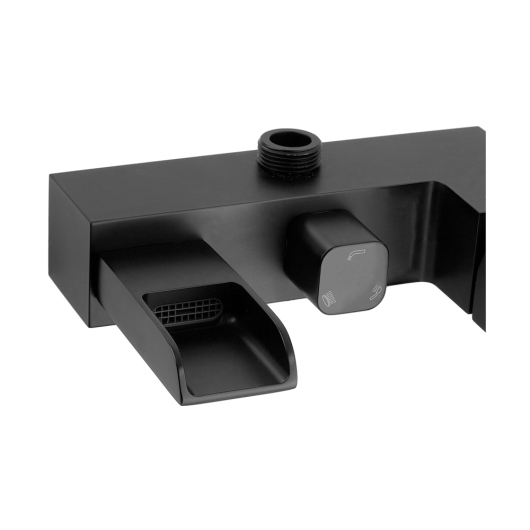 Душевая колонна со смесителем водопад KOER KB-58007-05, 3 функции (Цвет черный) (KR3463) купить в САНН Одесса, изображение 2