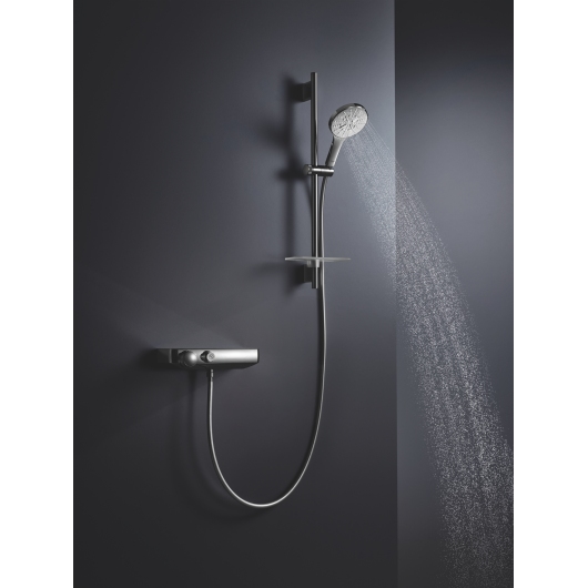 Душевой гарнитур со штангой, 3 режима струи Grohe Rainshower SmartActive (26546000) купить в САНН Одесса, изображение 2
