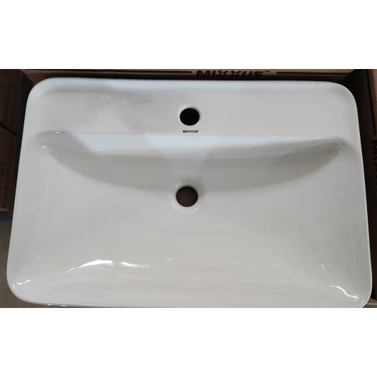 Раковина накладная MIXXUS PREMIUM BEVEL-0203 600х405х120mm (отверстие под смеситель) (MP6513) купить в САНН Одесса, изображение 2