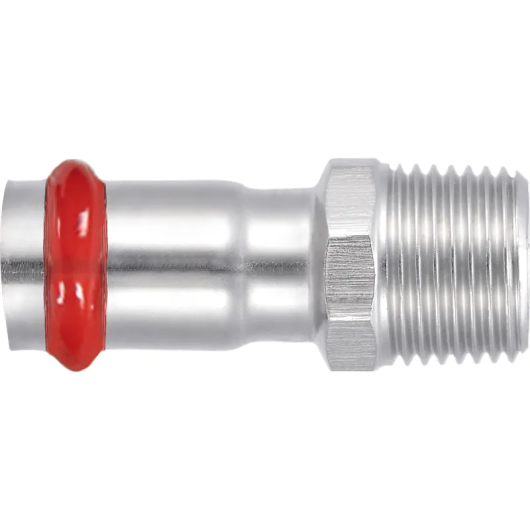 Переходник с наружной резьбой KOER KQ.A1506M PRESS-INOX AISI 304 15x1/2" (KR6277) купить в САНН Одесса, изображение 2