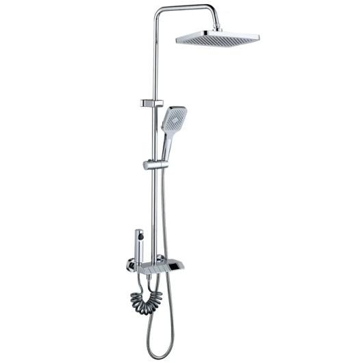 Душевая колонна MIXXUS PREMIUM NEPTUNE 009-J со смесителем с кноп. переключ., 4 режима (Цвет хром) (MI6832) купить в САНН Одесса, изображение 2