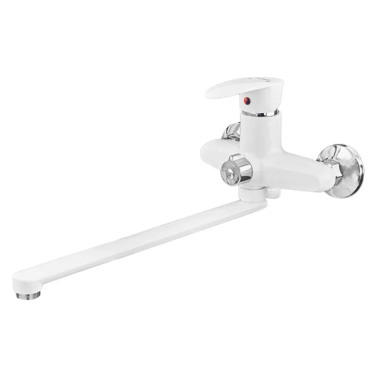 Смеситель для ванной PLAMIX CEZAR-006 EURO WHITE (без шланга, лейки и кронштейна) (PM0735) купить в САНН Одесса, изображение 4