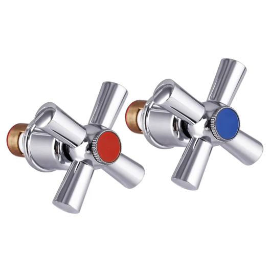 Ручки для смесителя Mixxus Handles SET-A722 (с кранбуксами, пара) керамика (MI6939) купить в САНН Одесса
