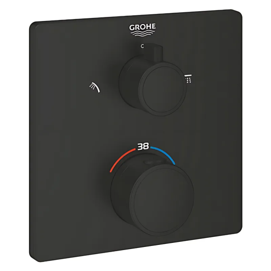Термостат для душа с переключателем на 2 положения Grohe Grohtherm, верхний/ручной душ (1022092430) купить в САНН Одесса, изображение 2