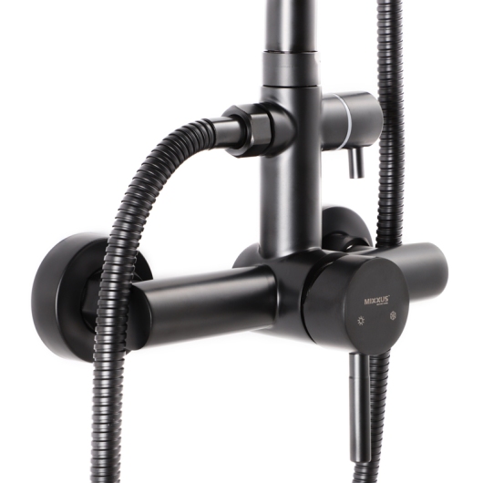 Душевая колонна MIXXUS SUS-003-J BLACK со смесителем из нерж. стали SUS304 (Цвет черный) (MI2807) купить в САНН Одесса