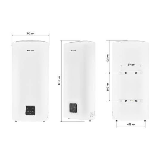 Водонагреватель "Плоский" MIXXUS EWH-09100 FLAT WET накопительный 100 л, мокрый тен 2 kW (WH0596) купить в САНН Одесса, изображение 4