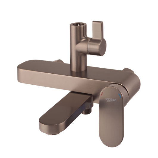 Душевая колонна со смесителем KOER KB-56030-07, 3 функции (Цвет графит) (KR5429) купить в САНН Одесса, изображение 3