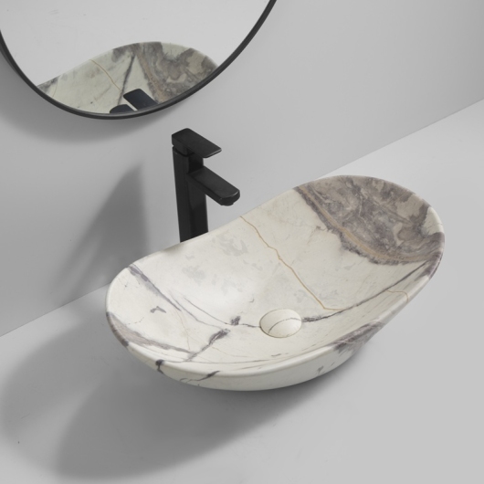 Раковина накладная MIXXUS PREMIUM WAVE-0106 MARBLE 620х360х160mm (MP6560) купить в САНН Одесса, изображение 2