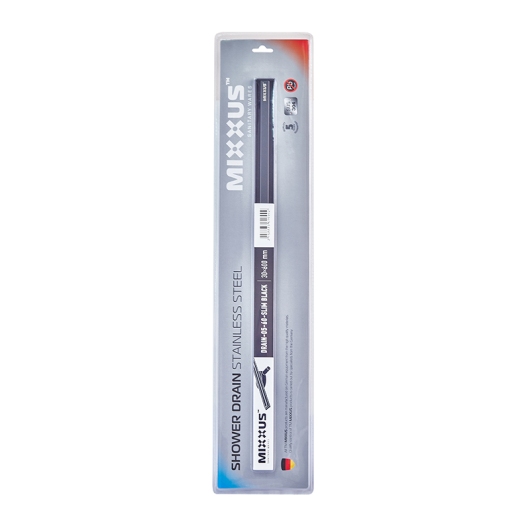Душевой трап MIXXUS DRAIN-05-60-SLIM BLACK из нерж. стали SUS304 30x600мм (Цвет черный) (MI6169) купить в САНН Одесса, изображение 4