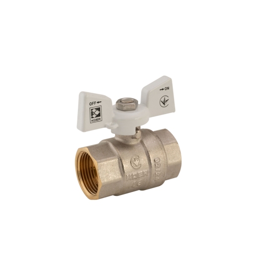Кран шаровый Koer 3/4" ГГБ (KR.217.W) белый (KR0179) купить в САНН Одесса, изображение 2