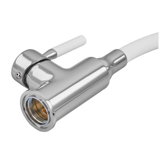 Смеситель для кухни ZERIX ATRIUM-011-T REFL.WHITE (Цвет хром+силиконовый излив белый) (ZX4719) купить в САНН Одесса, изображение 4